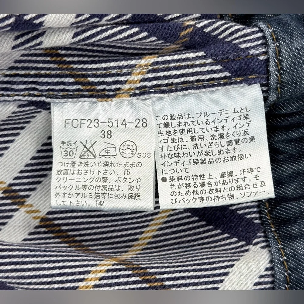 Burberry London Blue Label Women’s Cropped Blue Denim Jacket Size 38 - Picture 16 of 16